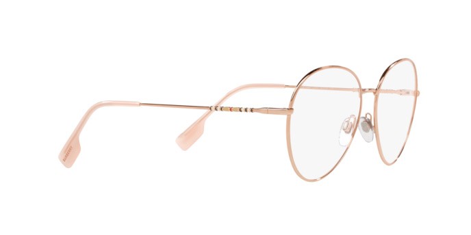 Occhiali da vista Burberry Felicity BE 1366 (1337) colore rose gold forma aviator lenti demo lens