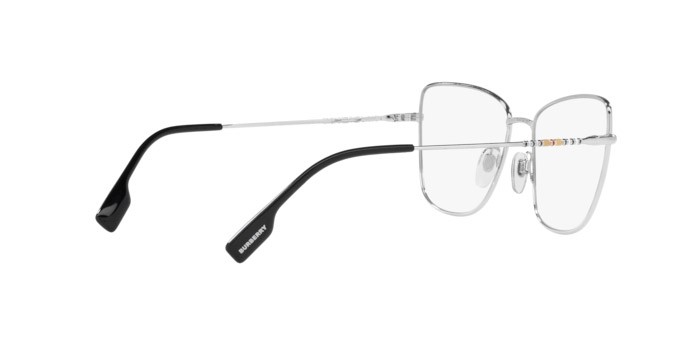 Brillen Burberry Bea BE 1367 (1005) farbe silver form cat-eye gläser demo lens