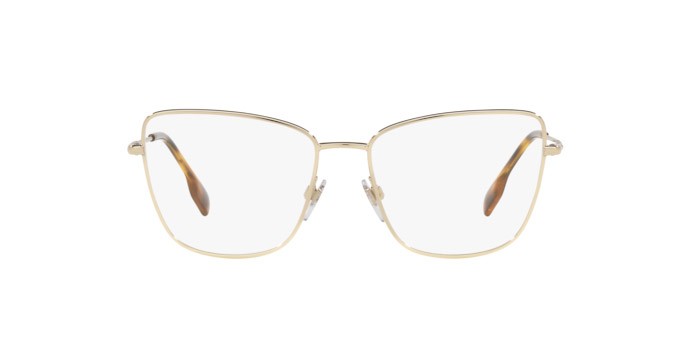 Brillen Burberry Bea BE 1367 (1109) farbe light gold form cat-eye gläser demo lens