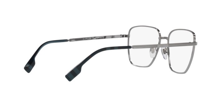 Brillen Burberry Booth BE 1368 (1003) farbe gunmetal form quadratisch gläser demo lens