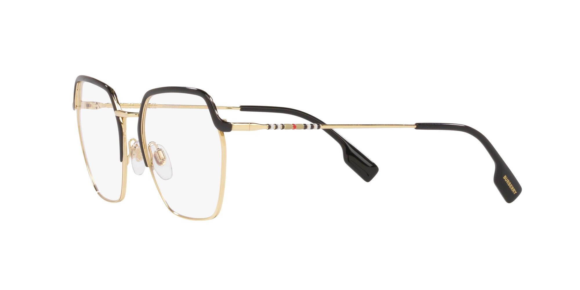 Eyeglasses Burberry Angelica BE 1371 (1326) color nero shape irregular lenses lente demo