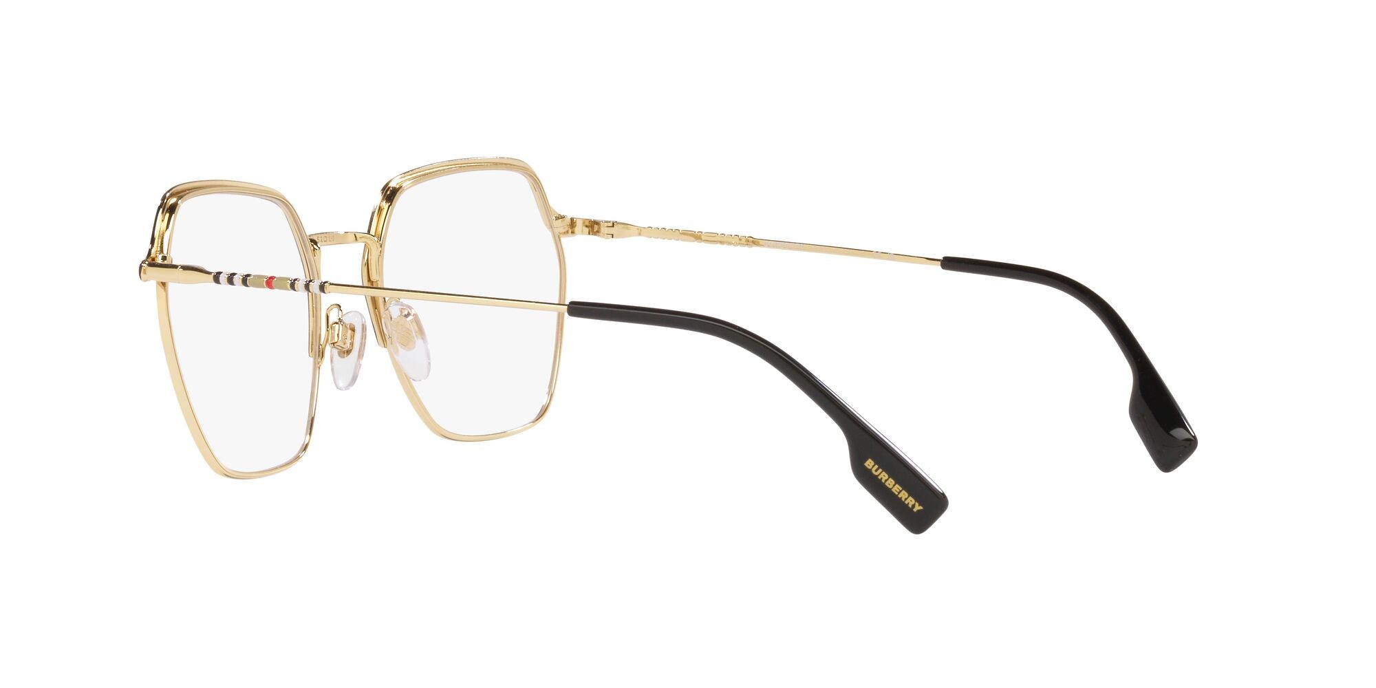 Eyeglasses Burberry Angelica BE 1371 (1326) color nero shape irregular lenses lente demo