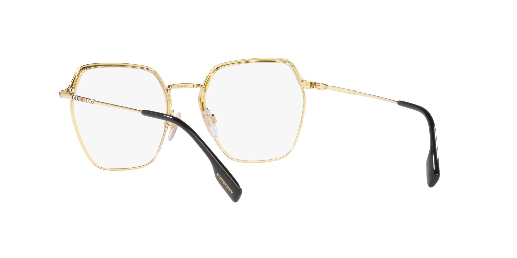 Eyeglasses Burberry Angelica BE 1371 (1326) color nero shape irregular lenses lente demo