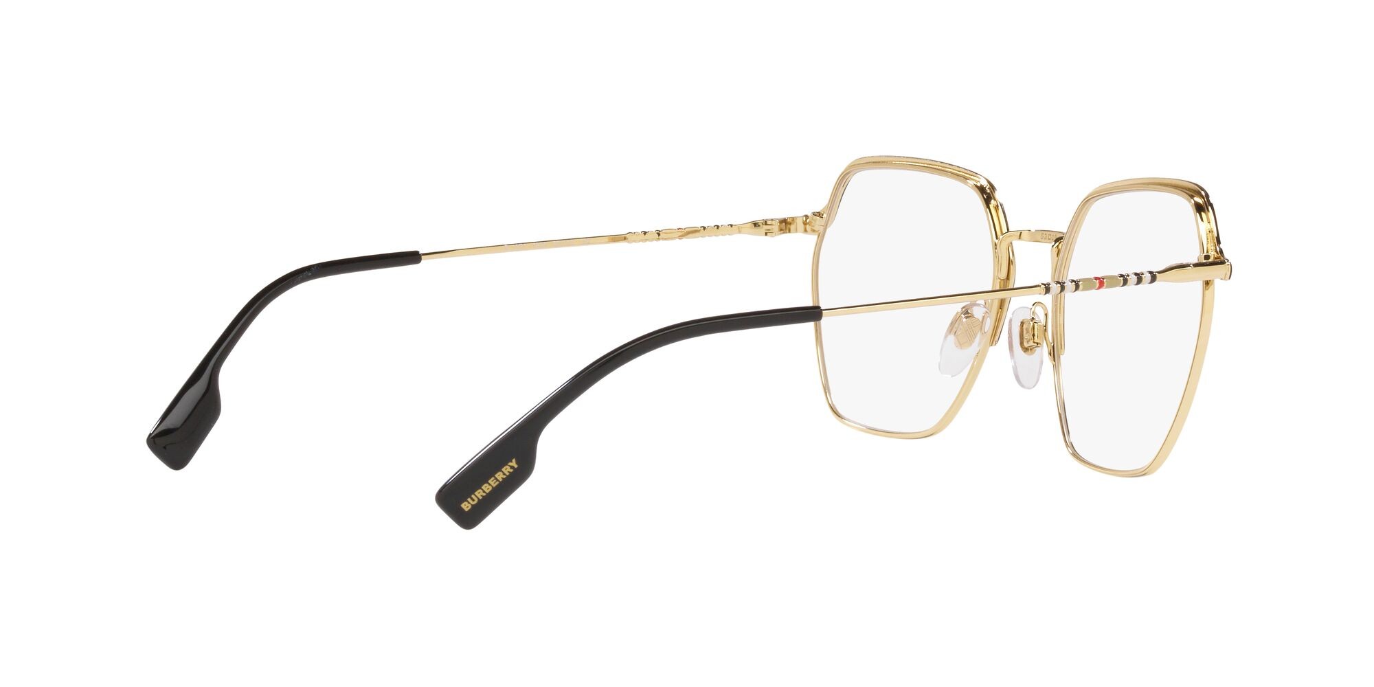 Eyeglasses Burberry Angelica BE 1371 (1326) color nero shape irregular lenses lente demo