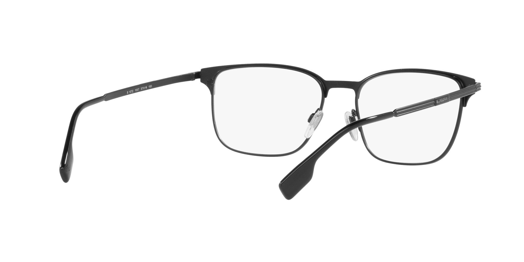 Brillen Burberry Malcolm BE 1372 (1007) farbe nero form rechteckig gläser lente demo