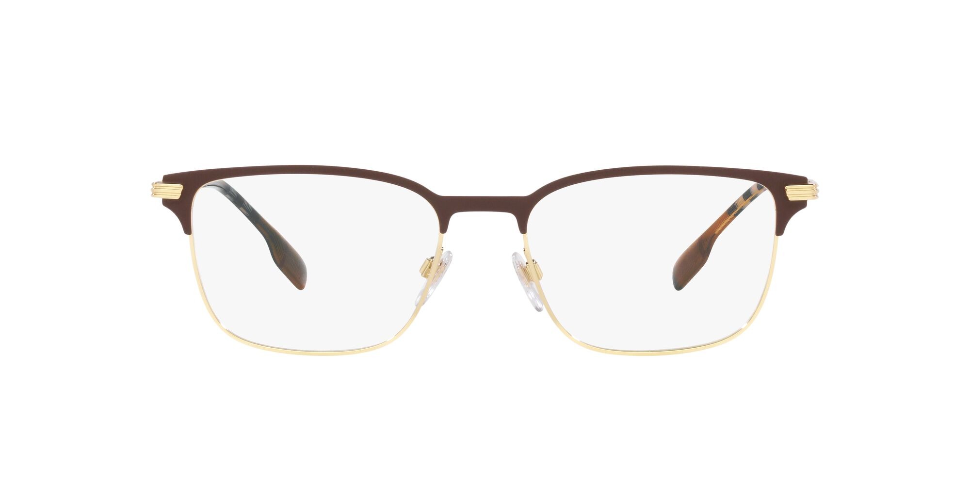 Brillen Burberry Malcolm BE 1372 (1109) farbe marrone form rechteckig gläser lente demo