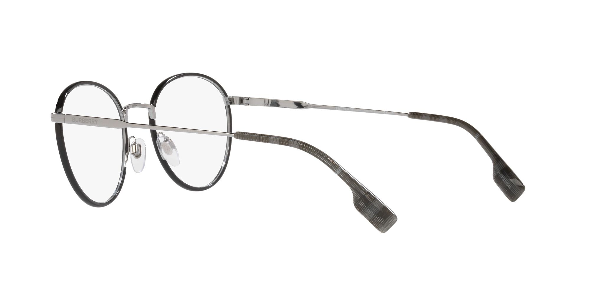 Brillen Burberry Hugo BE 1373 (1003) farbe gunmetal/nero form rund gläser lente demo