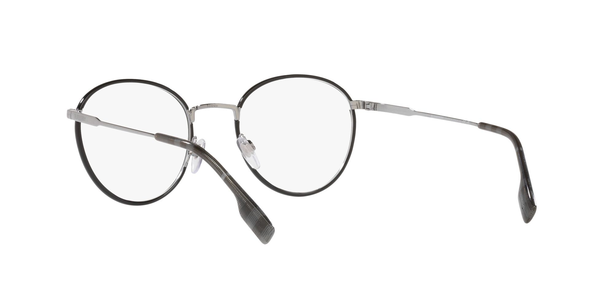 Brillen Burberry Hugo BE 1373 (1003) farbe gunmetal/nero form rund gläser lente demo