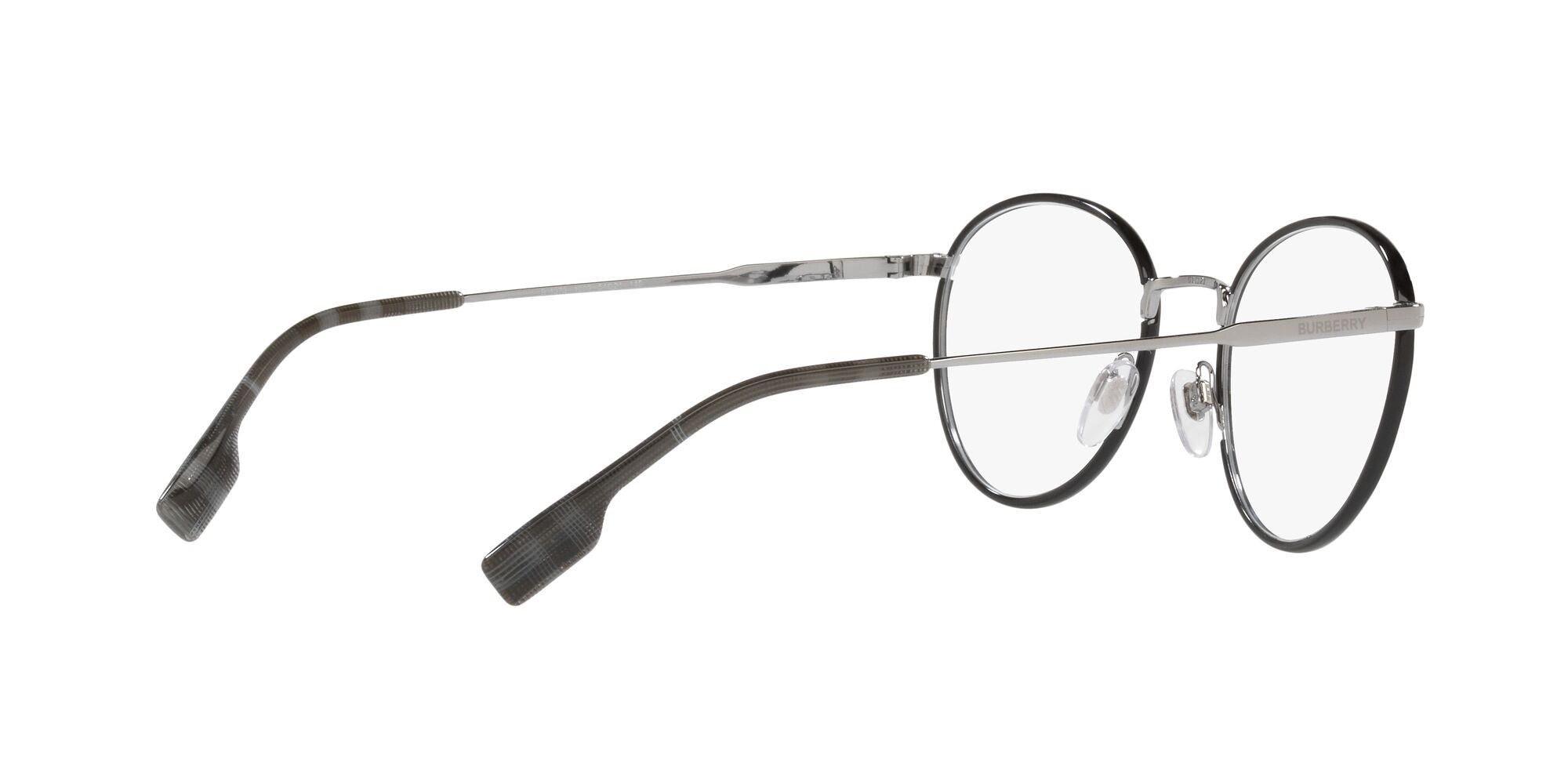 Brillen Burberry Hugo BE 1373 (1003) farbe gunmetal/nero form rund gläser lente demo