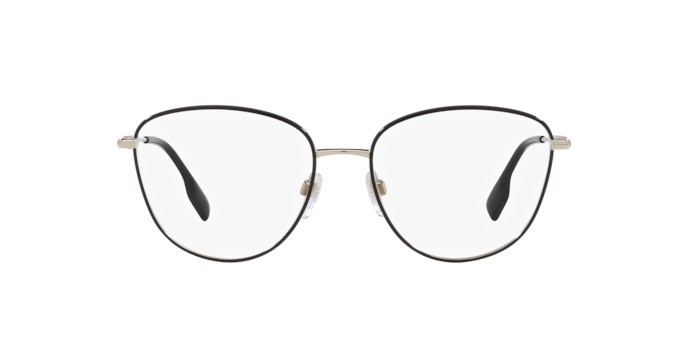 Occhiali da vista Burberry Virginia BE 1376 (1109) colore nero forma pantos lenti lente demo