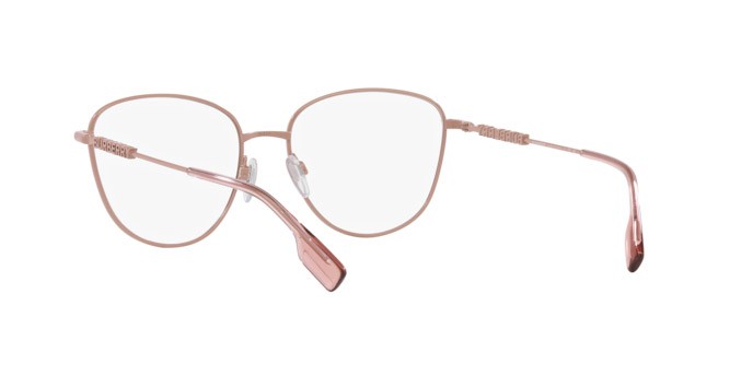 Brillen Burberry Virginia BE 1376 (1343) farbe rosa form pantos gläser lente demo