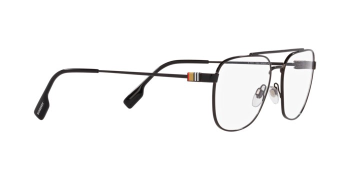 Occhiali da vista Burberry Michael BE 1377 (1001) colore nero forma quadrato lenti lente demo