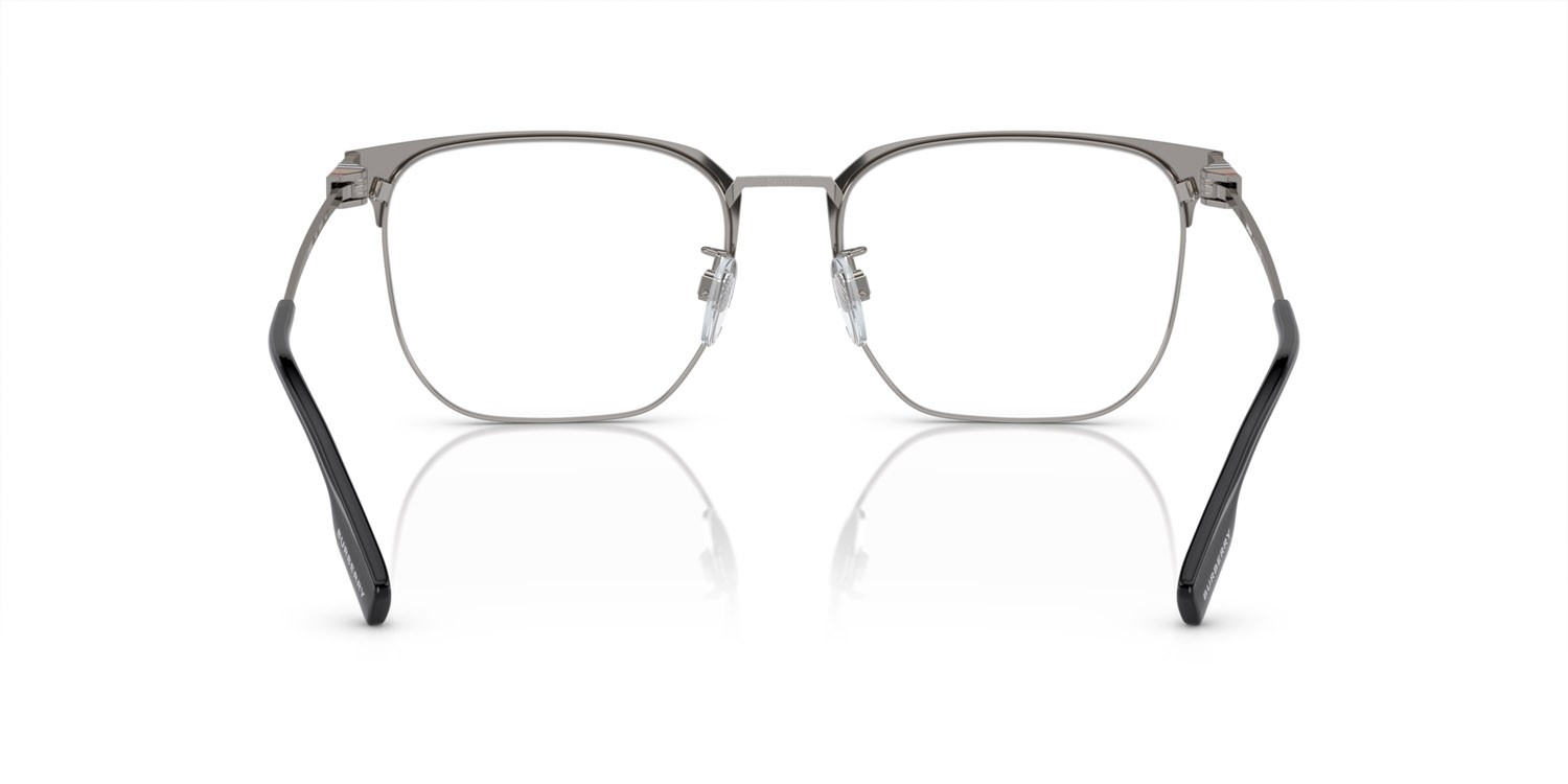 Brillen Burberry BE 1383D (1003) farbe gunmetal/blu form quadratisch gläser lente demo