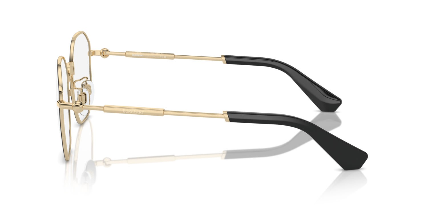 Occhiali da vista Burberry BE 1387D (1326) colore nero forma irregolare lenti lente demo