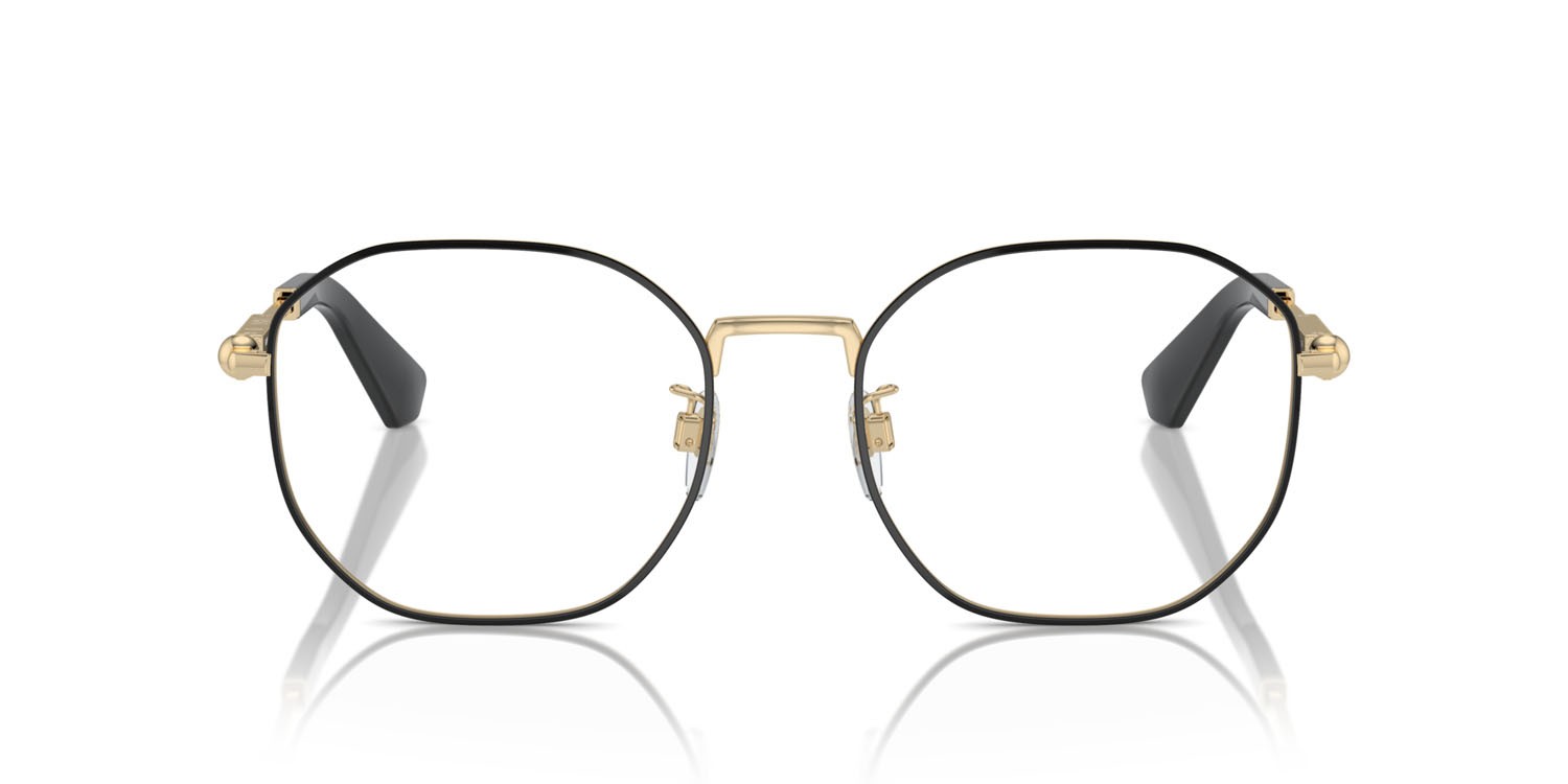 Occhiali da vista Burberry BE 1387D (1326) colore nero forma irregolare lenti lente demo