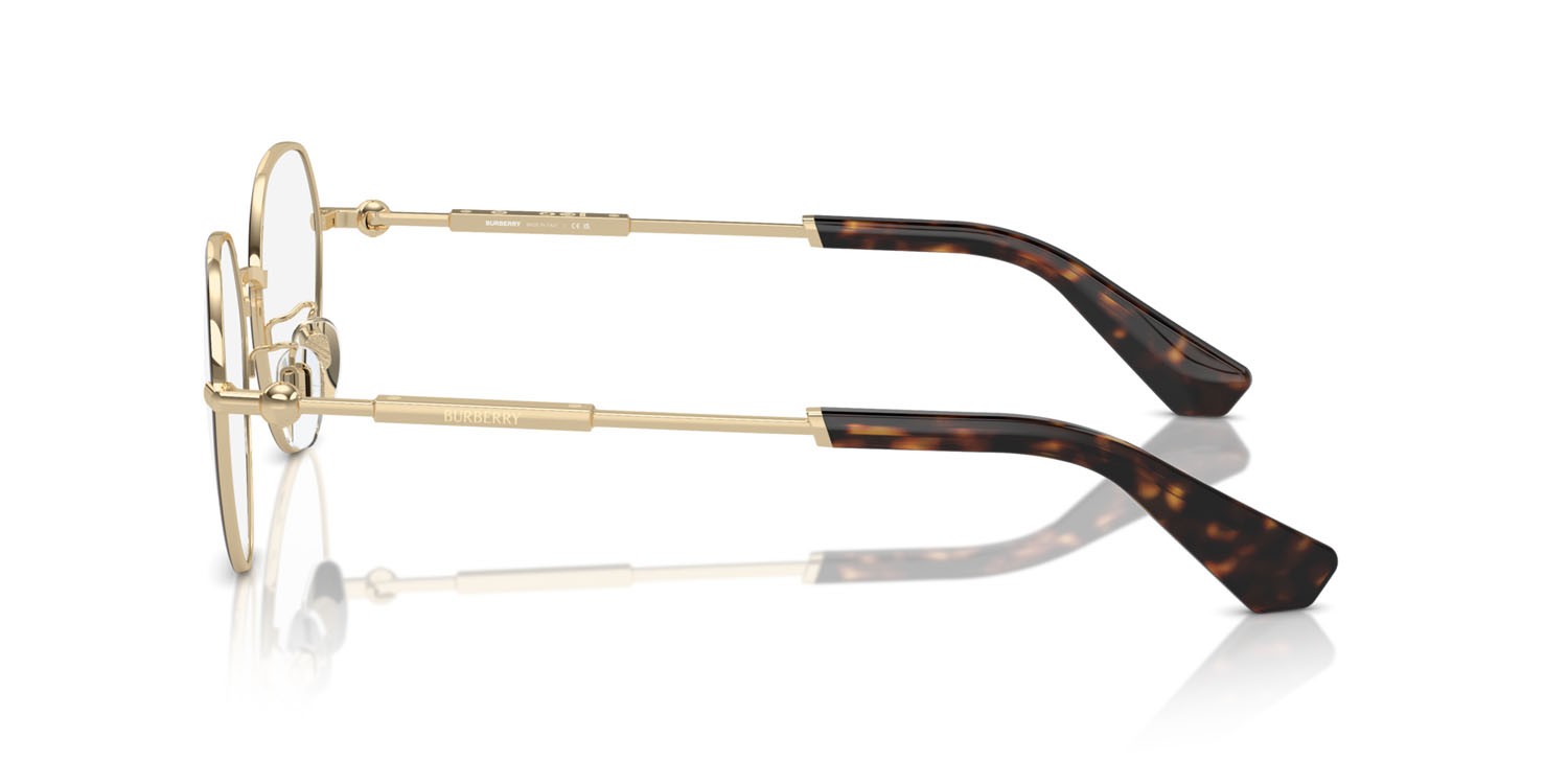 Occhiali da vista Burberry BE 1388D (1109) colore marrone forma rotondo lenti lente demo