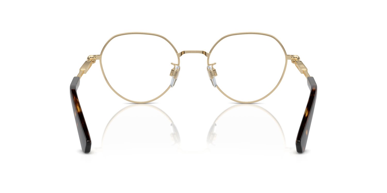 Occhiali da vista Burberry BE 1388D (1109) colore marrone forma rotondo lenti lente demo