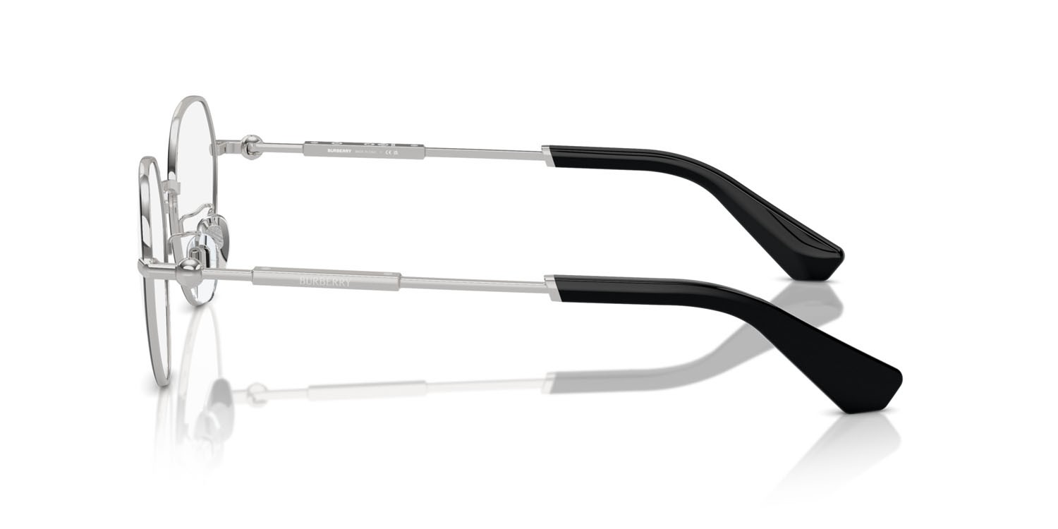 Occhiali da vista Burberry BE 1388D (1230) colore nero forma rotondo lenti lente demo
