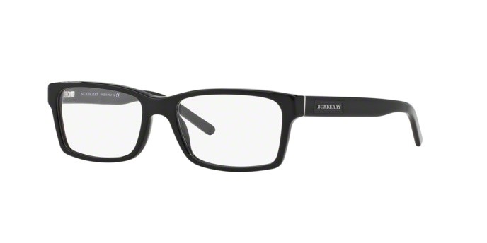 Eyeglasses Burberry BE 2108 (3001) color black shape square lenses demo lens