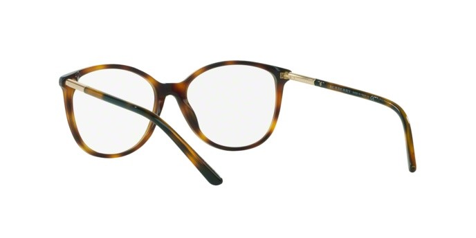 Brillen Burberry BE 2128 (3316) farbe havana form pantos gläser demo lens