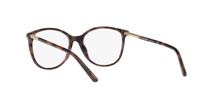 Brillen Burberry BE 2128 (3624) farbe spotted brown havana form pantos gläser demo lens