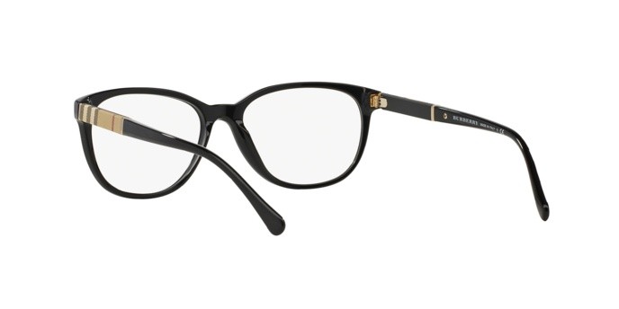 Eyeglasses Burberry BE 2172 (3001) color black shape square lenses demo lens