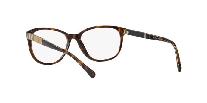 Eyeglasses Burberry BE 2172 (3002) color dark havana shape square lenses demo lens