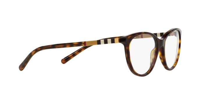 Eyeglasses Burberry BE 2205 (3002) color dark havana shape square lenses demo lens