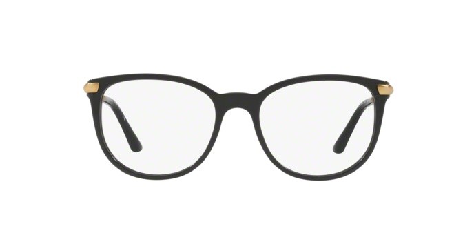 Eyeglasses Burberry BE 2255Q (3001) color black shape square lenses demo lens