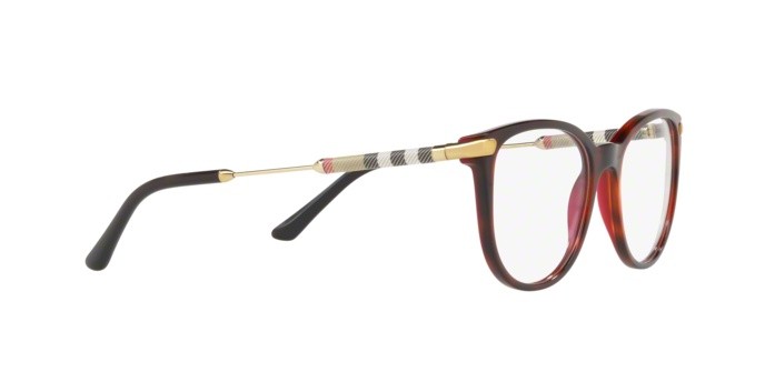 Eyeglasses Burberry BE 2255Q (3657) color top havana on bordeaux shape square lenses demo lens