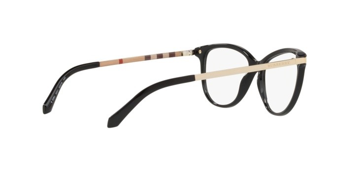 Eyeglasses Burberry BE 2280 (3001) color black shape square lenses demo lens