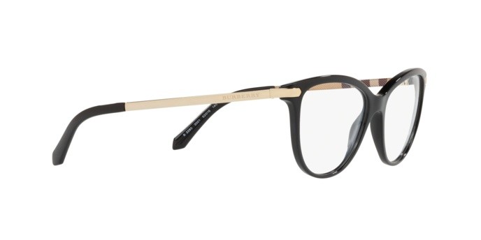 Eyeglasses Burberry BE 2280 (3001) color black shape square lenses demo lens