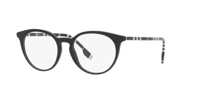 Brillen Burberry Chalcot BE 2318 (4007) farbe black form pantos gläser demo lens