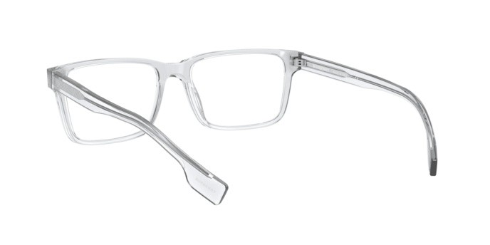 Brillen Burberry BE 2320 (3825) farbe transparent grey form rechteckig gläser demo lens