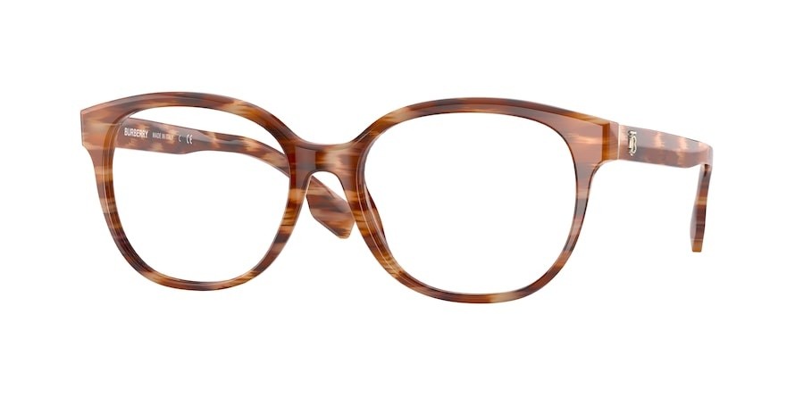 Brillen Burberry Scarlet BE 2332 (3915) farbe spotted brown form quadratisch gläser demo lens