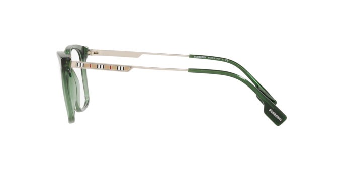 Brillen Burberry Elgin BE 2343 (3946) farbe green form quadratisch gläser demo lens