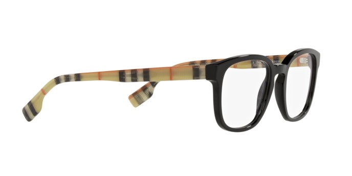 Occhiali da vista Burberry Edison BE 2344 (3952) colore black forma quadrato lenti demo lens