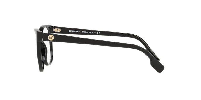 Occhiali da vista Burberry Caroline BE 2345 (3001) colore black forma quadrato lenti demo lens