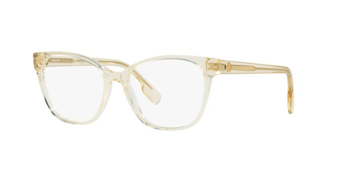 Occhiali da vista Burberry Caroline BE 2345 (3852) colore yellow forma quadrato lenti demo lens
