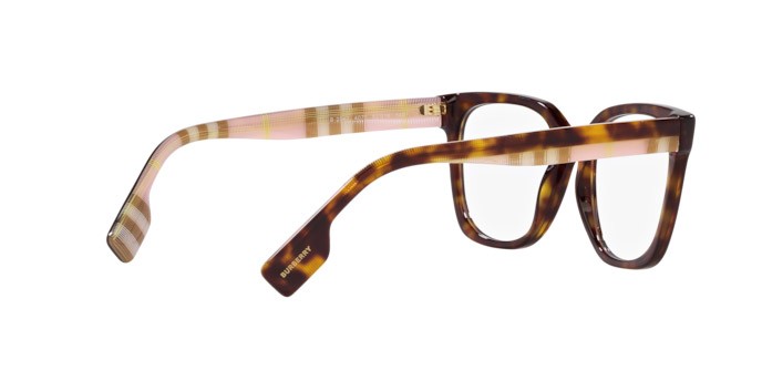 Brillen Burberry Evelyn BE 2347 (4075) farbe havana scuro form quadratisch gläser lente demo
