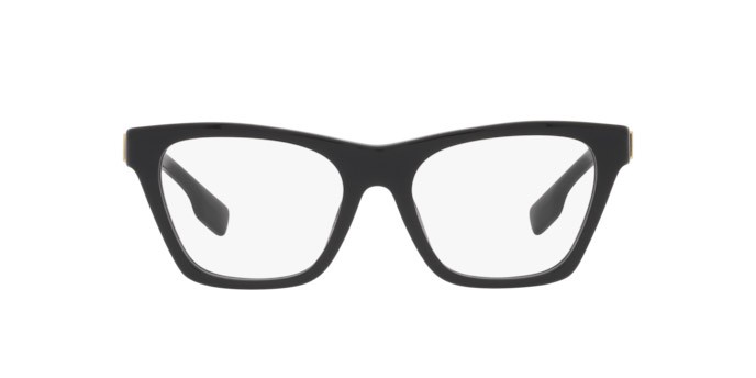 Brillen Burberry Arlo BE 2355 (3001) farbe black form quadratisch gläser demo lens