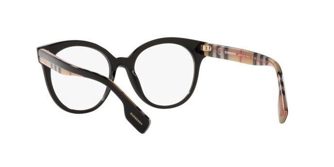 Occhiali da vista Burberry Jacqueline BE 2356 (3942) colore black forma rotondo lenti demo lens