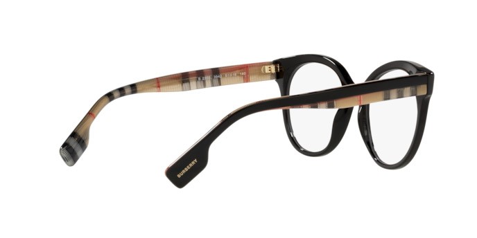 Occhiali da vista Burberry Jacqueline BE 2356 (3942) colore black forma rotondo lenti demo lens