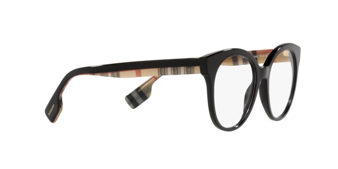 Occhiali da vista Burberry Jacqueline BE 2356 (3942) colore black forma rotondo lenti demo lens
