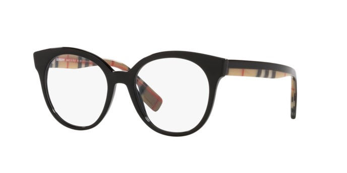 Occhiali da vista Burberry Jacqueline BE 2356 (3942) colore black forma rotondo lenti demo lens