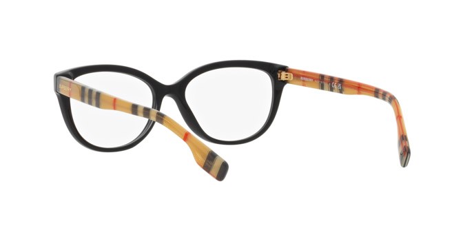 Occhiali da vista Burberry Esme BE 2357 (3757) colore nero forma quadrato lenti lente demo