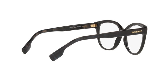 Occhiali da vista Burberry Esme BE 2357 (3980) colore black forma quadrato lenti demo lens
