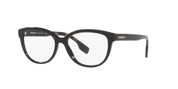 Occhiali da vista Burberry Esme BE 2357 (3980) colore black forma quadrato lenti demo lens