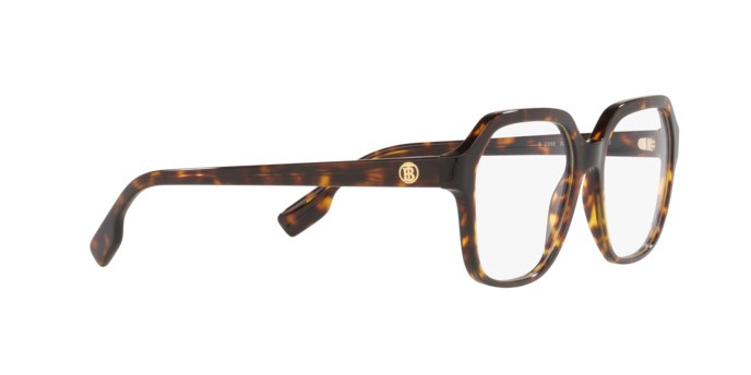 Occhiali da vista Burberry Isabella BE 2358 (3002) colore dark havana forma quadrato lenti demo lens
