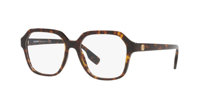 Occhiali da vista Burberry Isabella BE 2358 (3002) colore dark havana forma quadrato lenti demo lens